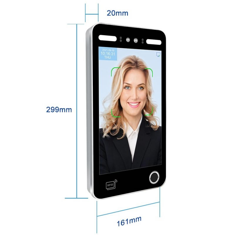 X1 Dynamic Facial and Fingerprint Access Control System Terminal